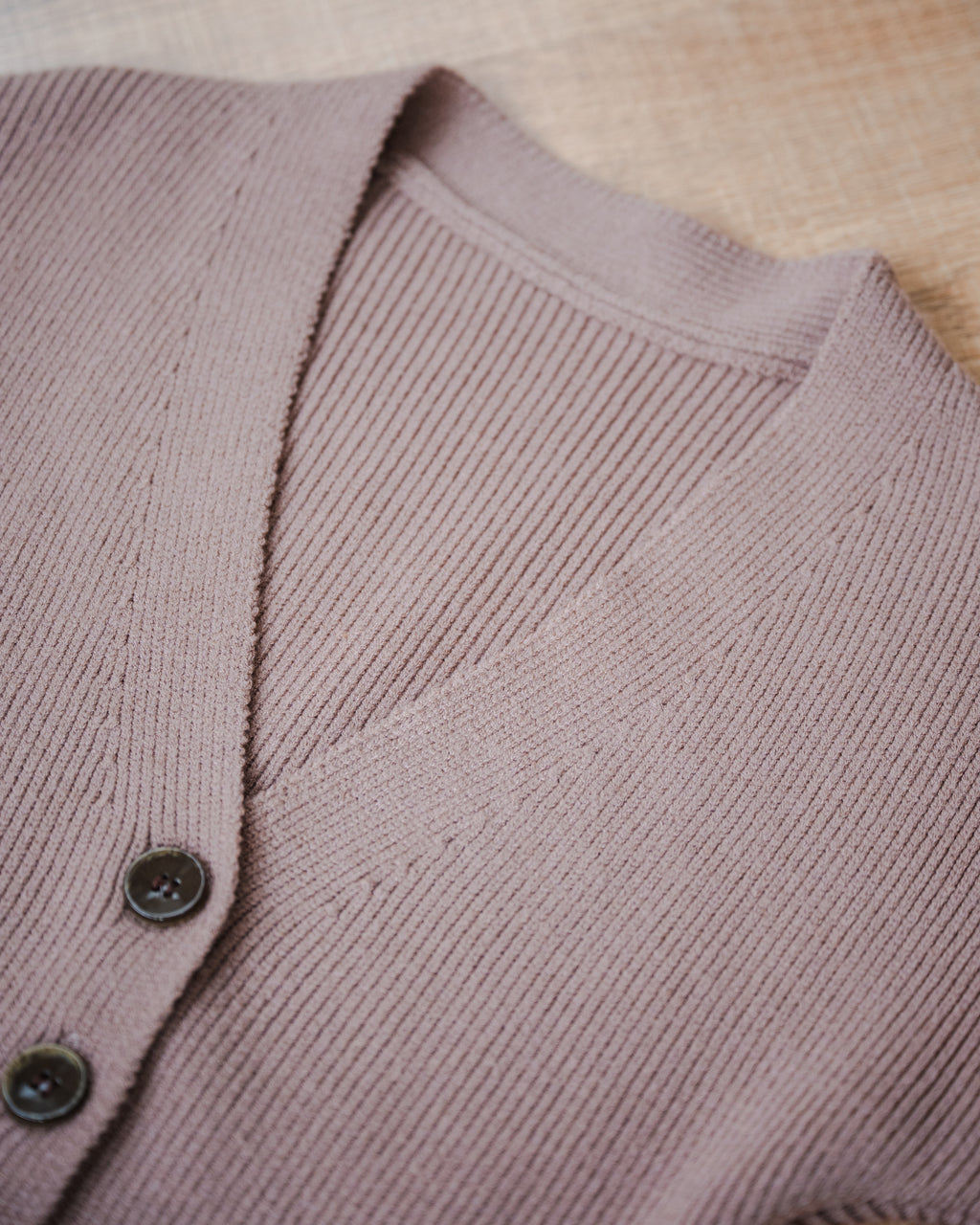 Warm Taupe Hourglass Knit Cardigan