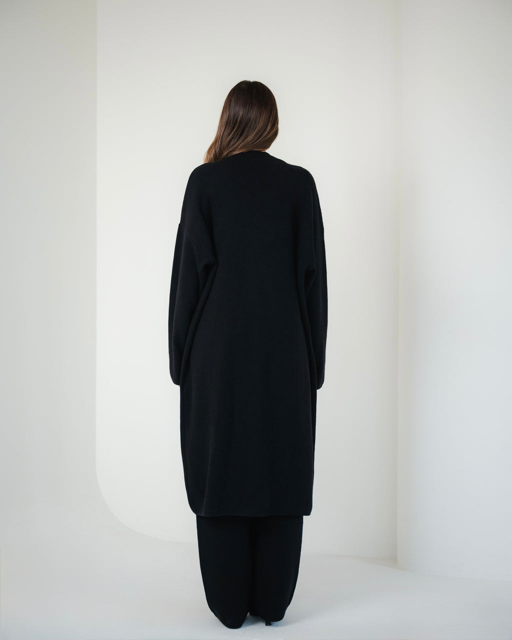 Black Monochrome Knit Set