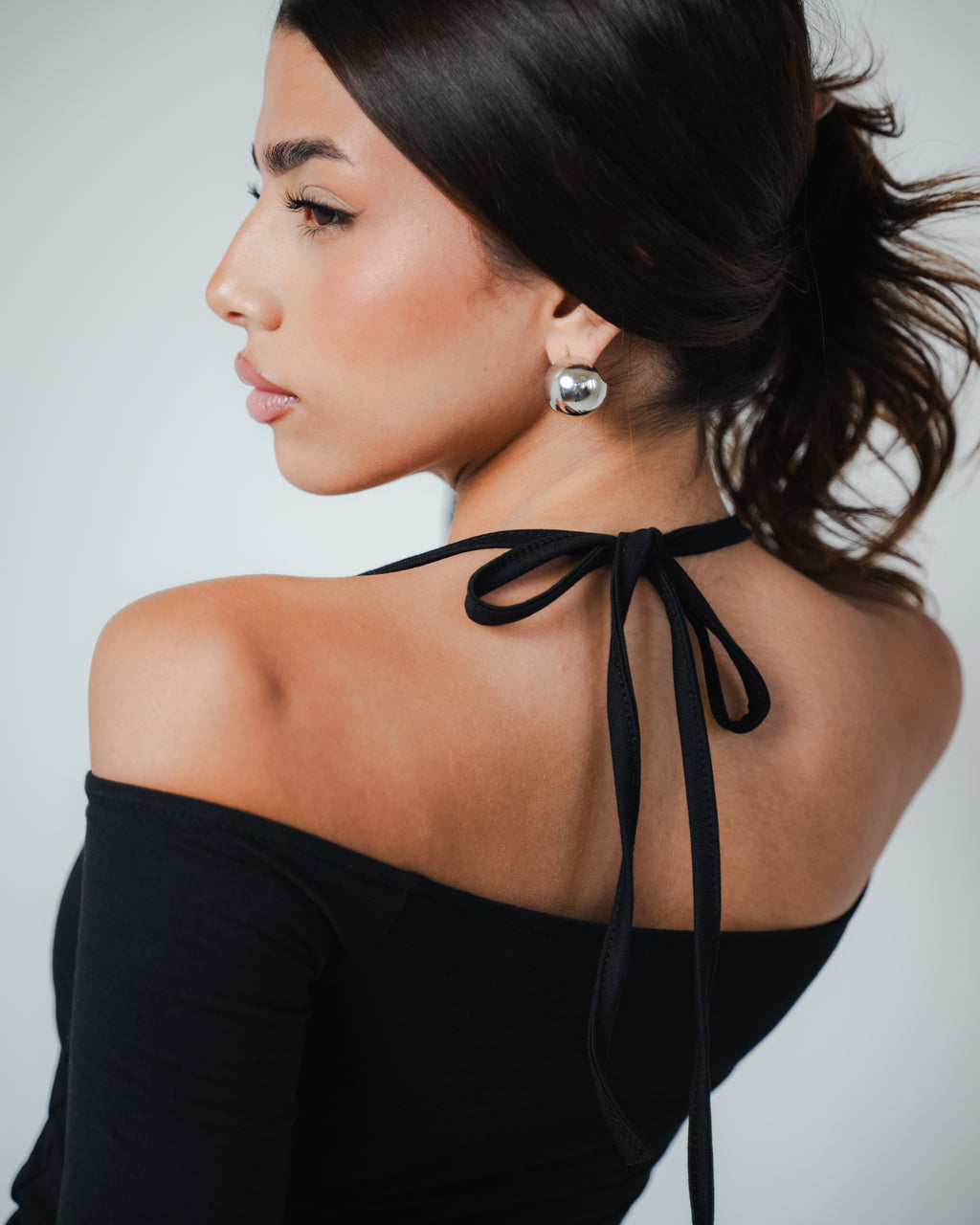 Black Double Layered Tank Top